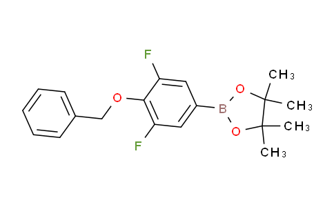 2-(4-(苄基氧基)-3,5-二氟苯基)-4,4,5,5-四甲基-1,3,2-二氧杂硼环戊烷