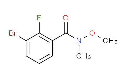 3-Bromo-2-fluoro-N-methoxy-N-methylbenzamide