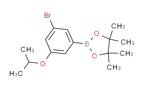 2-(3-Bromo-5-isopropoxyphenyl)-4,4,5,5-tetramethyl-1,3,2-dioxaborolane