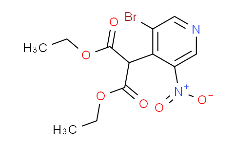 Diethyl (3-bromo-5-nitropyridin-4-yl)malonate
