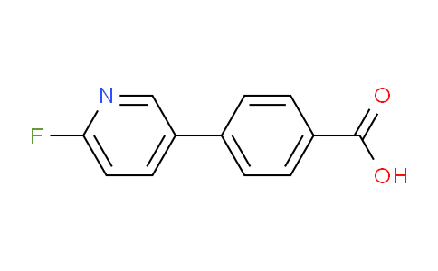 4-(6-Fluoro-3-pyridinyl)benzoic acid