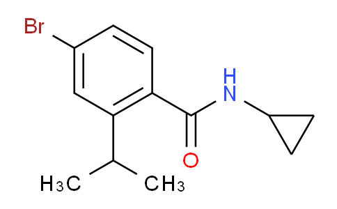 4-Bromo-N-cyclopropyl-2-isopropylbenzamide