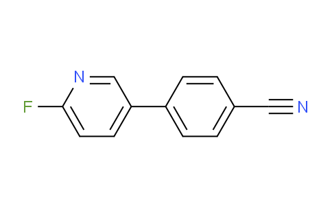 4-(6-Fluoro-3-pyridinyl)benzonitrile