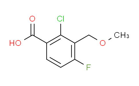 2-Chloro-4-fluoro-3-(methoxymethyl)benzoic acid
