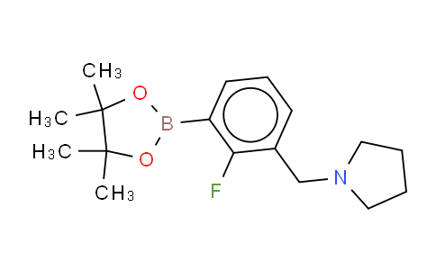 2-Fluoro-3-pyrrolidinomethylphenylboronic acid, pinacol ester