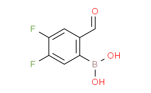 4,5-Difluoro-2-formylphenylboronic acid