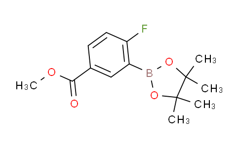 Methyl 4-fluoro-3-(4,4,5,5-tetramethyl-1,3,2-dioxaborolan-2-yl)benzoate