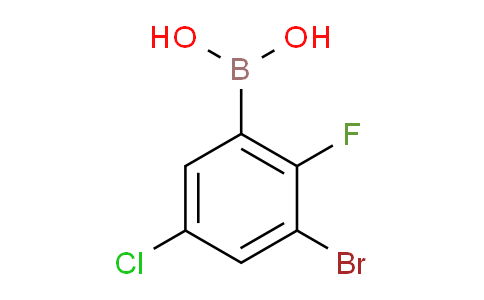3-Bromo-5-chloro-2-fluorophenylboronic acid