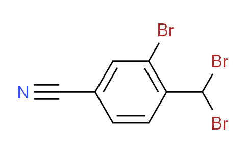 3-Bromo-4-(dibromomethyl)benzonitrile