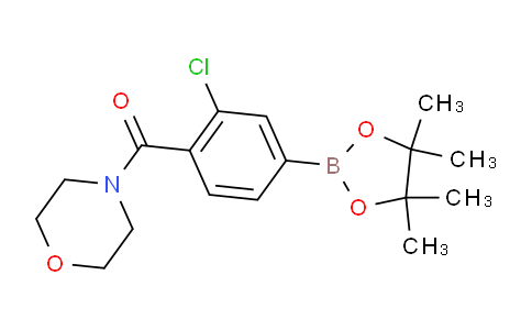 3-Chloro-4-(morpholine-4-carbonyl)phenylboronic acid pinacol ester