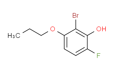2-Bromo-6-fluoro-3-propoxyphenol