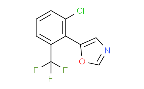 5-[2-Chloro-6-(trifluoromethyl)phenyl]-1,3-oxazole