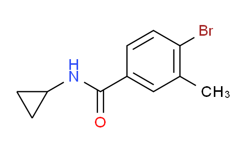 4-Bromo-N-cyclopropyl-3-methylbenzamide