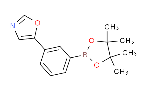 5-(3-(4,4,5,5-Tetramethyl-1,3,2-dioxaborolan-2-yl)phenyl)oxazole