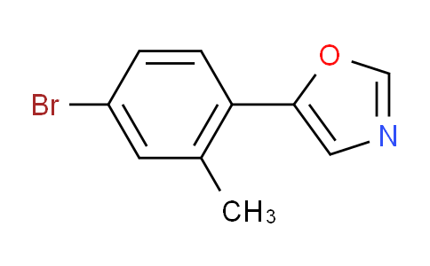 5-(4-Bromo-2-methylphenyl)-1,3-oxazole