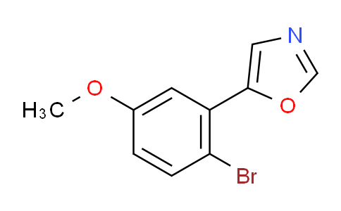 5-(5-Methoxy-2-bromophenyl)-1,3-oxazole