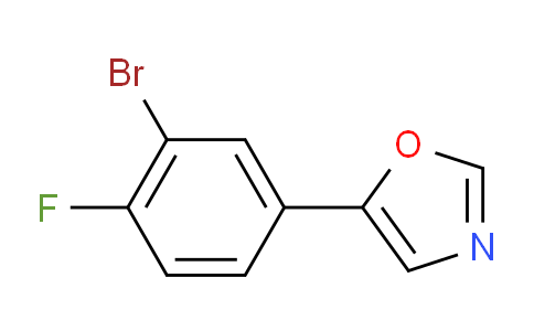 5-(3-Bromo-4-fluorophenyl)-1,3-oxazole