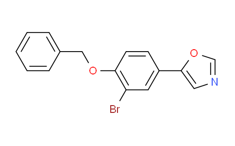 5-(4-(Benzyloxy)-3-bromophenyl)oxazole