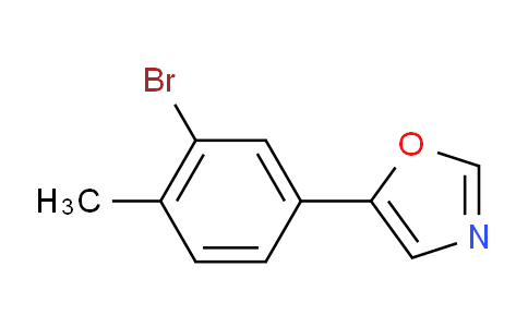 5-(3-Bromo-4-methylphenyl)-1,3-oxazole