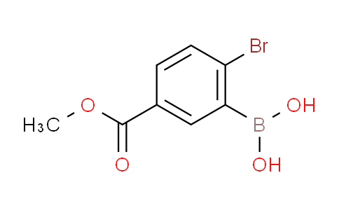 (2-Bromo-5-(methoxycarbonyl)phenyl)boronic acid