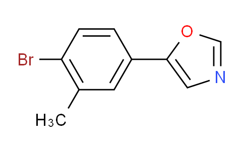 5-(4-Bromo-3-methylphenyl)-1,3-oxazole