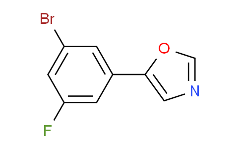 5-(3-bromo-5-fluorophenyl)oxazole