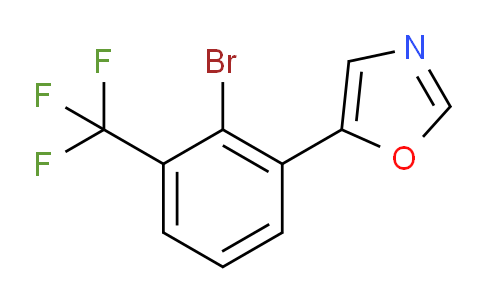 5-(2-bromo-3-(trifluoromethyl)phenyl)oxazole