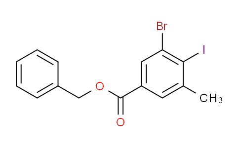 Benzyl 3-bromo-4-iodo-5-methylbenzoate