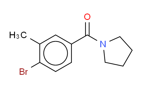 (4-Bromo-3-methylphenylcarbonyl)pyrrolidine