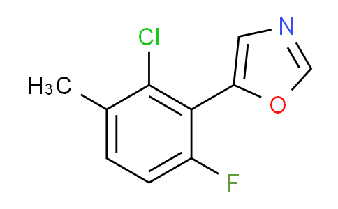 5-(2-chloro-6-fluoro-3-methylphenyl)oxazole