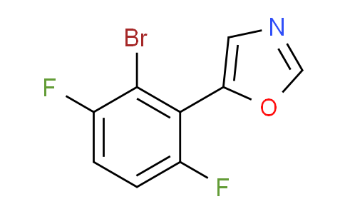 5-(2-Bromo-3,6-difluorophenyl)oxazole