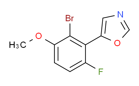 5-(2-bromo-6-fluoro-3-methoxyphenyl)oxazole