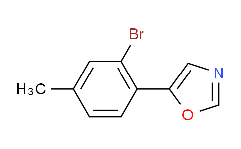 5-(2-bromo-4-methylphenyl)oxazole