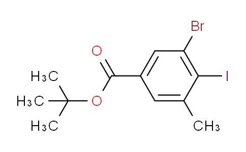 tert-butyl 3-Bromo-4-iodo-5-methylbenzoate