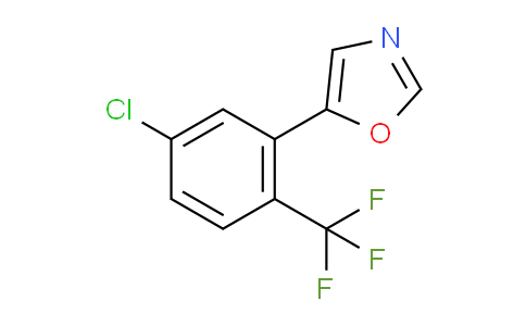 5-(5-chloro-2-(trifluoromethyl)phenyl)oxazole