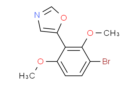 5-(3-bromo-2,6-dimethoxyphenyl)oxazole