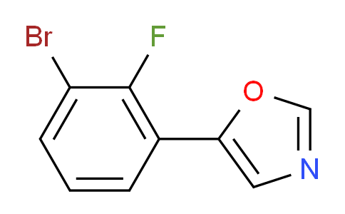 5-(3-bromo-2-fluorophenyl)oxazole