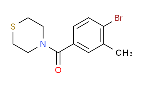 Methanone, (4-bromo-3-methylphenyl)-4-thiomorpholinyl-