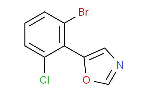 5-(2-bromo-6-chlorophenyl)oxazole