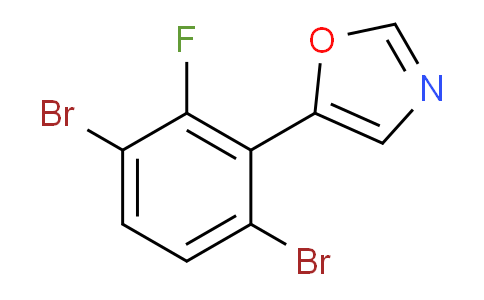 5-(3,6-dibromo-2-fluorophenyl)oxazole