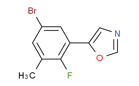 5-(5-bromo-2-fluoro-3-methylphenyl)oxazole