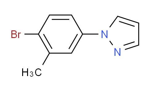 1-(4-Bromo-3-methylphenyl)-1H-pyrazole