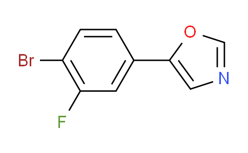 5-(4-bromo-3-fluorophenyl)oxazole