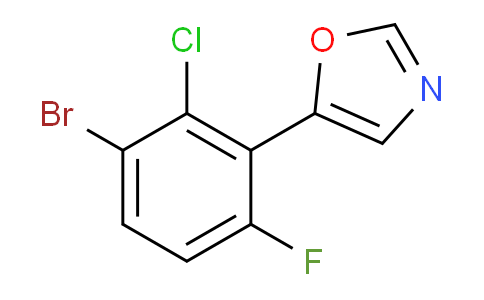5-(3-bromo-2-chloro-6-fluorophenyl)oxazole