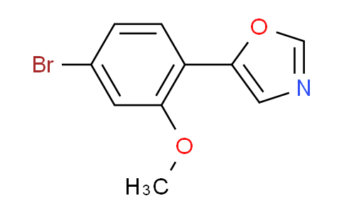 5-(4-bromo-2-methoxyphenyl)oxazole
