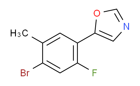 5-(4-bromo-2-fluoro-5-methylphenyl)oxazole