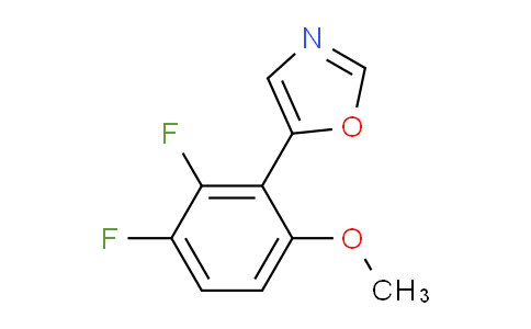 5-(2,3-difluoro-6-methoxyphenyl)oxazole