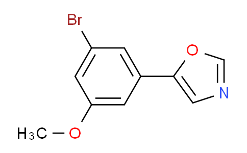 5-(3-bromo-5-methoxyphenyl)oxazole