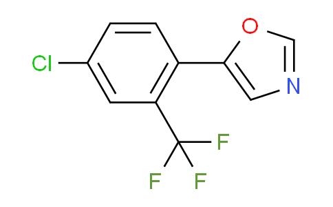 5-(4-chloro-2-(trifluoromethyl)phenyl)oxazole