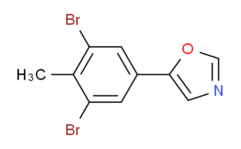 5-(3,5-dibromo-4-methylphenyl)oxazole